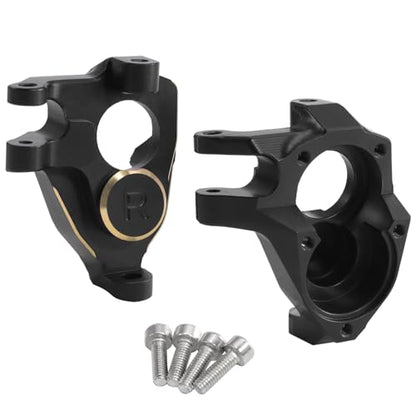 F10 Portal Axle Brass Weights Steering Knuckles with Front & Rear Portal Covers for Vanquish VRD VS4-10 Phoenix 1/10 RC Crawler LCG Lower COG Upgrade (Knuckle:96g) - color: Knuckle:96g