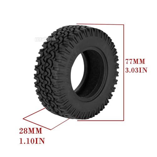RC 1.55 Soft Rubber Wheel Tires for 1/10 Tamiya AX90069 D90 TF2 CC01 CC02 RC Crawler Car,RC 1.55 in Rubber Wheel Tires,Road Soft Tires
