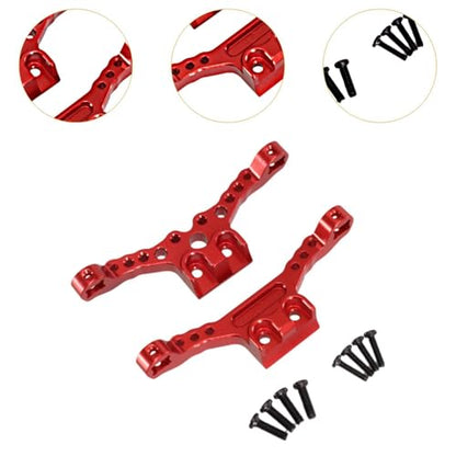 Shock Absorber Brackets Suspension Brackets Damper Mount for 1/18 18101 18102 RC Crawlers, Red