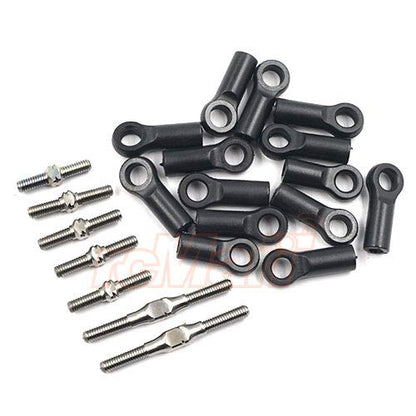 Yeah Racing Titanium Tie Rod Turnbuckle Set for Tamiya M08#TAMC-082