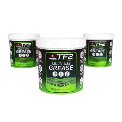 WELDTITE TF2 Multi-Use Grease, 1.10 Lbs | High-Performance Red Grease, Ideal for Headsets, Bottom Brackets, Hubs, Pedals, Durable Protection, Safe on Carbon Components