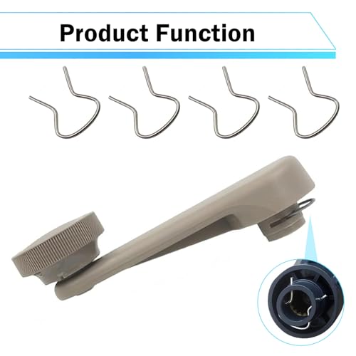 10 PCS Car Window Crank Retainer Clips, 76980 Windshield Retaining Clips, Window Handle Retainer Clip Assortment, Universal for Most Vehicles