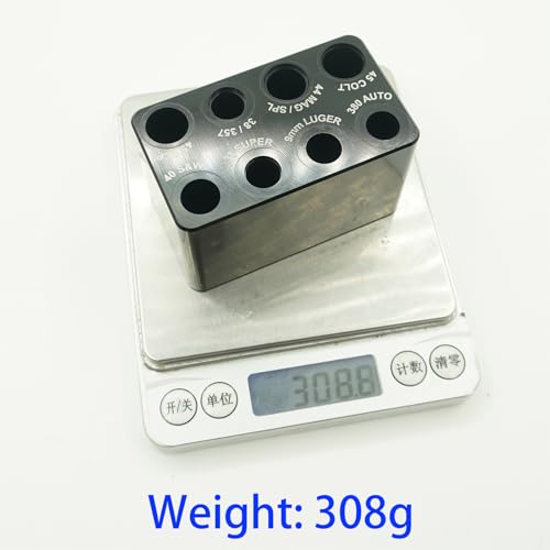 Multiple Calibers Cartridge Guages - Ammo Chamber Checker Cartridge Billet Gauge for Reloading