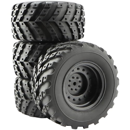 4 Packs RC Cars Tires Wheels Spare Parts 90115 for 1:12 Bruhless Brushed 903 HM121 YC300 RC Car Trucks(4 PCS) - color: 4 Pcs
