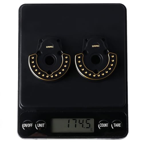 175g Brass Front RC Portal Cover Weights for VP F10 Portal Axle Vanquish VRD & VS4-10 Phoenix LCG 1/10 RC Crawler, CNC Machined Brass Front Portal Knuckle Caps Lower COG Upgrade - style: 174.5g Front Portal Cover for F10 Axle