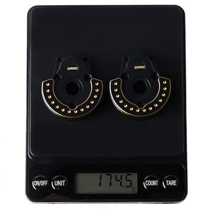 175g Brass Front RC Portal Cover Weights for VP F10 Portal Axle Vanquish VRD & VS4-10 Phoenix LCG 1/10 RC Crawler, CNC Machined Brass Front Portal Knuckle Caps Lower COG Upgrade - style: 174.5g Front Portal Cover for F10 Axle