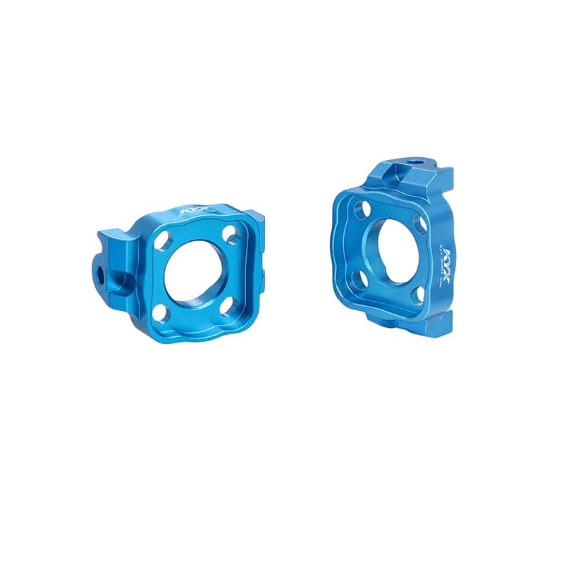KYX Racing Aluminum Spindle Carrier Set Black Upgrades Parts Accessories for 1/18 RC Car LOSI Mini LMT 4X4 Monster Truck