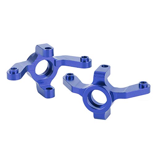 Steering Arm Hub Carrier for REDCAT 1/10 XTE RC Car, Aluminum Alloy Bearing Carrier Steering Knuckle Hub Mount, Durable RC Axle Carrier with Screws and Bearings, Replac (Dark Blue) - color: Dark Blue