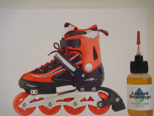 100%-Synthetic Oil for Inline Skates, Superior Lubrication and Rust Prevention for Wheels!