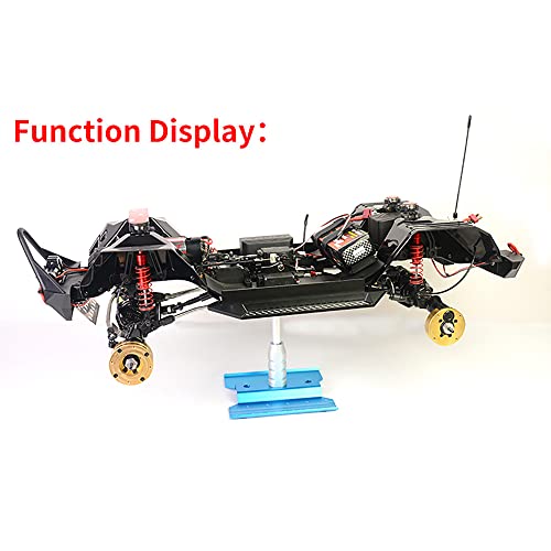 RC Cars Tool Heightening Work Stand Assembly Platform 360 Degree Rotate Repair Station 1/10 1/8 Buggy Crawler Car (Pink) - color: Pink