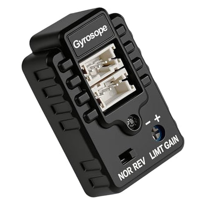 RC Car Gyro Module Mini Gyro Stabilizer Automatic Stability Control Gyro Sensitivity Adjustable for RC Crawlers Drift Cars and Boats