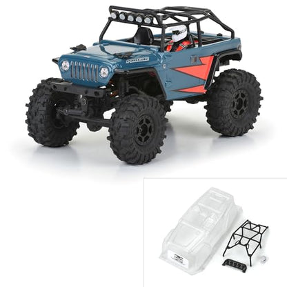 Pro-Line Racing 2004 Jeep LJ Clear Body with Trail Cage for Axial SCX24 PRO366400