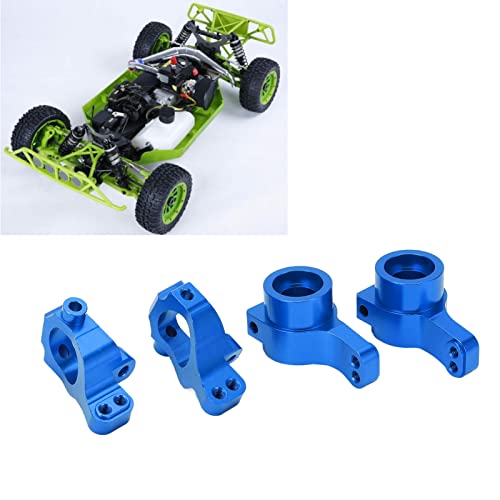 RC Block C Hub Carrier, Aluminum Alloy Steering Cup Upgrade Part Set for LOSI 22S 1/10 Rear Drive Short Course Truck (Blue - color: Blue