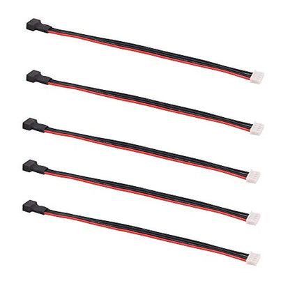 5pcs JST-XH 3S 8" / 200mm 22awg Lipo Balance Wire Extension Silicone Cable Lead Cord for RC Battery Charger(C133-5)