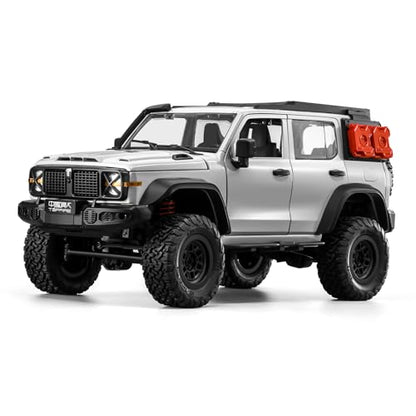 ARRIS MN300 1/12 RC Rock Crawler 4WD 2-Speed Wrangler Truck RTR | Openable Doors, LED Lights, Full Proportional Control, Excellent Climbing Ability - color: Gray
