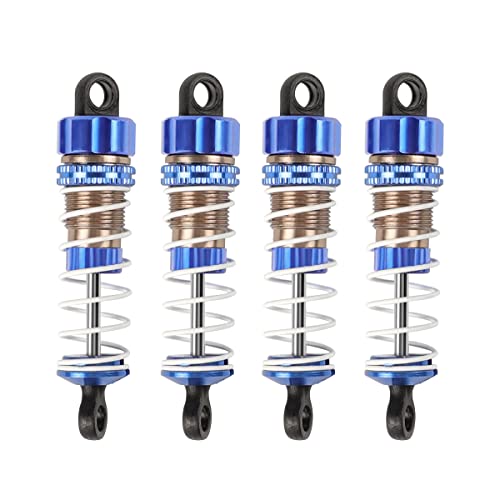 HAIBOXING RC Cars Spare Parts Aluminum Capped Oil Filled Shocks 4pcs Apply to 2021 New Version 18858 & 18859 &18859A M1882 - size: Oil Filled Shocks
