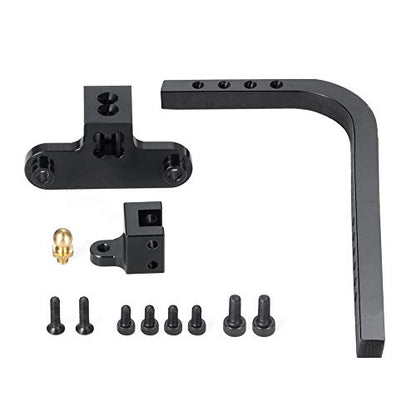 Que-T Aluminum Adjustable Tow Trailer Hitch for 1/10 RC Crawler Axial SCX10
