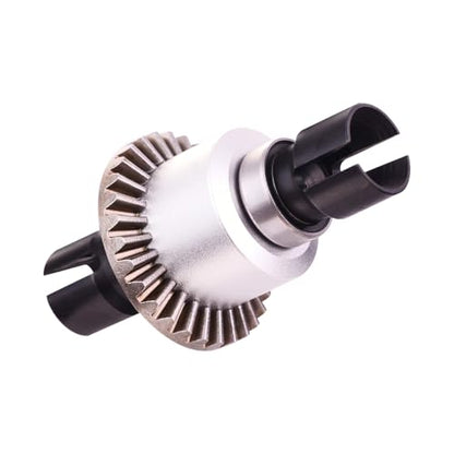 45# Steel Differential Diff Gear for 1/16 H16207 16208 16209 16210 H16H H16E H16P H16BM H16BM H16GT H16DR Series Upgrades Part Silver - color: Silver