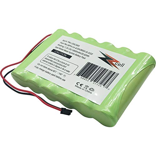 ZZcell® Battery Replacement for DSC Impassa SCW9057 Control Panel, 6PH-H-4/3A3600-S-D22 Alarm System 3600mAh (Note: Check Part No. Before Purchase) Battery Will Fully Charge Once Installed.