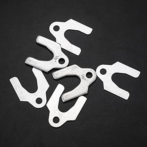 150 Pcs Auto Alignment Body Shims Kit - Spacers in Multiple Sizes | Versatile shim assortment (1/16'', 1/64'', 1/32'', 1/8''), perfect for car alignment and body adjustments.