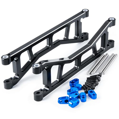 Aluminum Alloy Front or Rear Suspension Upper/Lower Arms | Upgrade Parts, For 1/5 Tra-xxas X-MAXX XMAXX, RC Car Buggy - color: Upper + Lower Arms