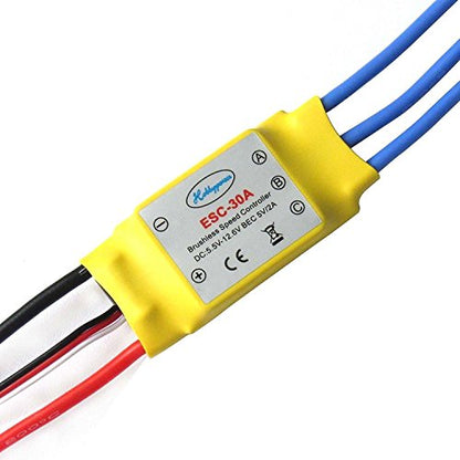 30A Brushless Speed Controller ESC for RC Helicopter Airplane Multirotor(Pack of 4) - size: 4pcs