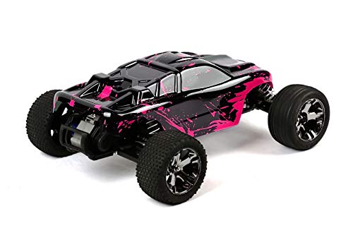 SummitLink Custom Body Muddy Hot Pink Over Black Compatible for 1/10 Scale RC Car or Truck (Truck not Included) R-NR-01