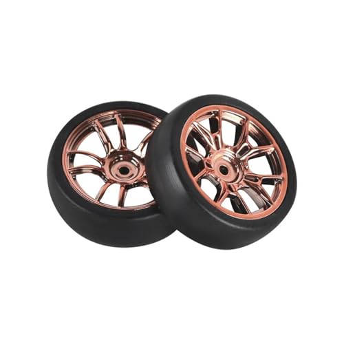 RC Toys For Ldrc AE86 A86 LD1801 LD1802 LD1803 LD1804 A01 A02 1/18 4pcs 31mm RC Hard Drift Tire Wheel Hard Tyre RC Car Upgrade Parts(Brown B) - color: Brown B