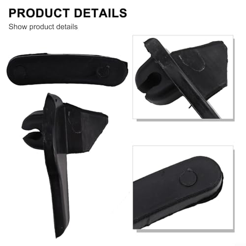 Plastic Mount Demount Head Inserts for Duck Head Tire Changer - Rim Protector Pads to Prevent Scratches - Fit for Auto Shop Tools - Black 20pcs