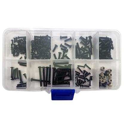 RC Screw Kit Repair Tool Box Hardware Fasteners Set Compatible with TRX-4M 1/18 RC Crawler Car Upgrade