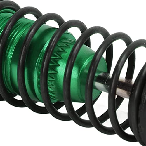 RC Shock Absorbers, 4Pcs 64 mm Metal Shock Absorber Damper with Shock Mount Aluminum Alloy Adjustable Remote Control Car Shock Absorber Oil Damper (Green) - size: Green