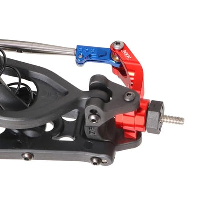 KYX Racing Aluminum Front Steering Knuckle Set Upgrades Parts Accessories for 1/10 RC Car ARRMA Fury Mega