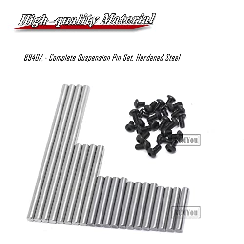 RC Upgrades Part 8940X Suspension Pin Set,Complete (Hardened Steel),Includes:(4) 4x85mm (4) 4x46.5mm (4) 4x28mm (4) 4x26mm (4) 4x24mm (14)