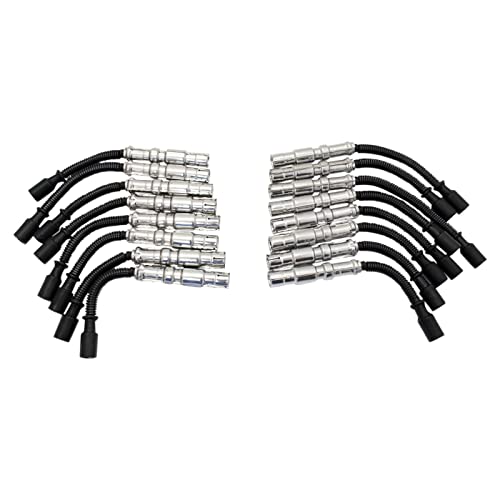 TRQ Ignition Spark Plug Wire Kit Set | For Mercedes Benz V8 - style: IWA69025