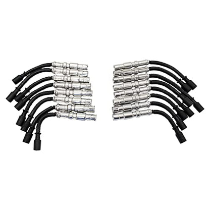 TRQ Ignition Spark Plug Wire Kit Set | For Mercedes Benz V8 - style: IWA69025