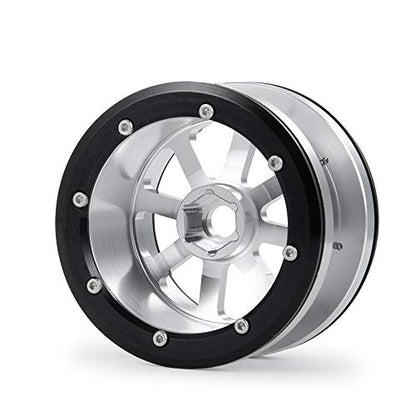 4PCS 1/10 RC Alloy 2.2'' Beadlock Wheel Rim For Axial Wraith RR10 SCX10 II TRX4