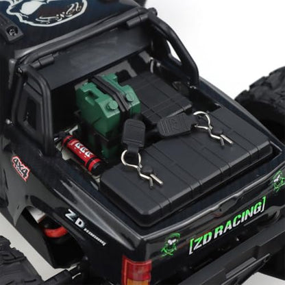 ZD Racing MT-16 1/16 Remote Control Truck Compatible with 3S Batteries, 2.4G Brushless 80KM/H RC Climbing Car Off Road RC Truck Buggy Mini Electric Rock Crawler Gift -RTR - style: ZD Racing MT-16 1/16, Black
