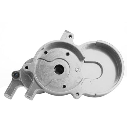 Aluminum Alloy Transmission Case Housing Set, RC Gearbox Housing for GEN8 1/10 RC Car, CNC 6061 - T6 with Hard Anodized Finish and PTFE Coated Gears (Silver) - color: Silver