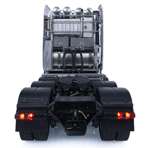 wheelfun 1/14 Metal RTR DIY RC Tractor Trucks 8x8 for Remote Control Cars Upgraded Equipment Rack 3Grade Gear Box Hobby Grade Model