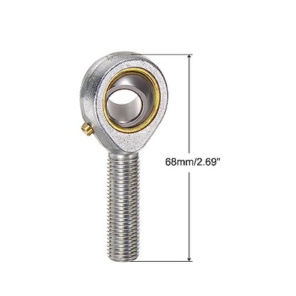 uxcell POSB7 7/16 Inch Male Rod End Bearing Set - 2pcs of 7/16-20 Left and Right Hand Thread Rod Ends with Jam Nut - size: 7/16