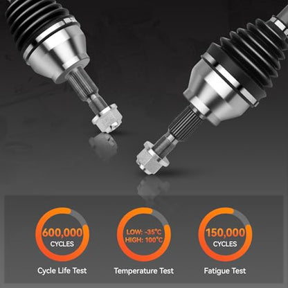 Front CV Axle Shaft Assembly Compatible with Chevy Impala 2000-2011, Monte Carlo Venture, Buick Century 1997-2005, LaCrosse Allure Regal, Pontiac Grand Prix Montana, 60-1250 60-1255