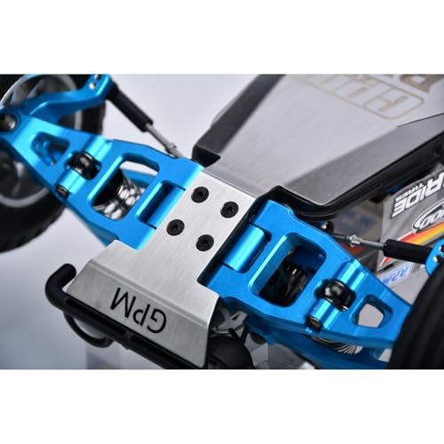 Stainless Steel Integrated Chassis Skid Kit for Tamiya 58719 1/10 RC BBX BB-01 Chassis Upgrades