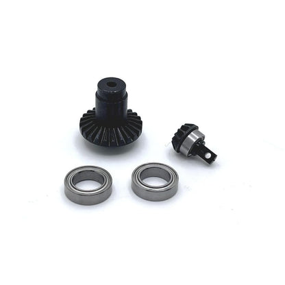 FCX24 RC Car Gear,4PCS Front Rear Axle Gear Set for FMS 1/24 FCX24 Power Wagon for FCX24 K5 RC Car Gear Kit with Bearing (1)