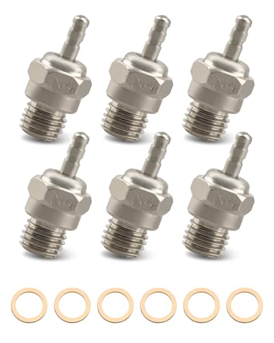 N4 Super Duty Medium Glow Plug Fit for HSP Traxxas 70117 3232X 1/8 1/10 T-Maxx 2.5/3.3 RC Car Replace 3232X, 6Pcs