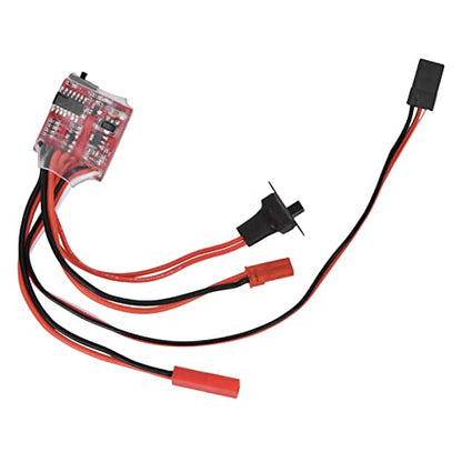 ZJchao 30A Brushed ESC Electronic Speed Controller with Brake for RC Cars - Reliable & High Performance Racing Solution
