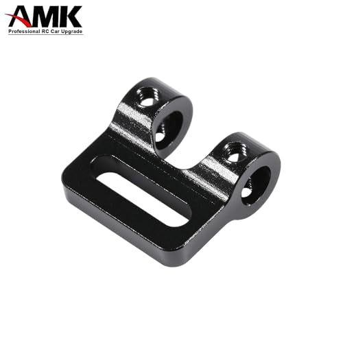 AMK Aluminum Modular Fairlead 4.5mm Tube for Tow Winch Rope 1/10 Scale Bumper Mount Accessories for RC Crawler Axial SCX10 Element Enduro Gen7 Gen8 TRX6 TRX4 Upgrades (Black) - color: Black