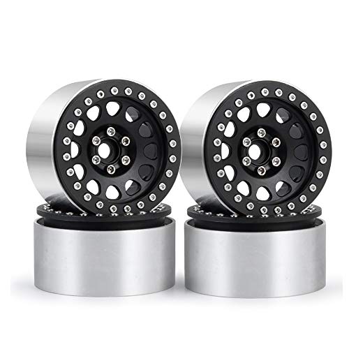 Aluminum 2.2" RC Beadlock Wheels 35mm for 1:10th Crawler Car 4PCS