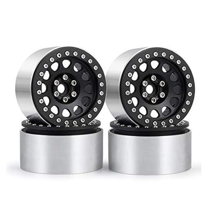 Aluminum 2.2" RC Beadlock Wheels 35mm for 1:10th Crawler Car 4PCS
