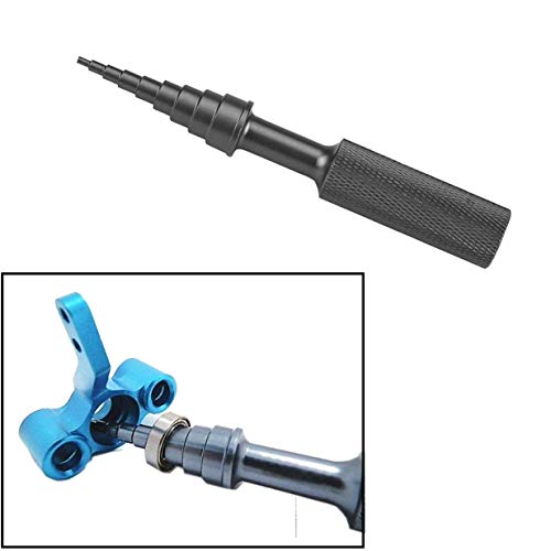 ShareGoo RC Ball Bearing Driver Install Remove Repair Tool,4mm 5mm 5.5mm 7mm Cross Wrenches Maintenance Tool Small Sleeve Hex Socket Wheel Spanner for RC Model Car Truck Buggy