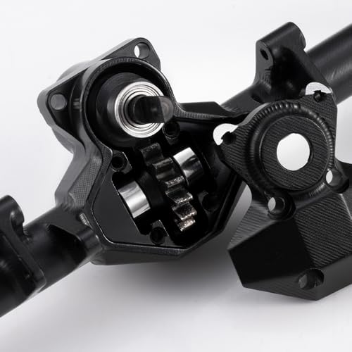 MOHERO +4mm SCX24 Extended Rear Axles for Axial SCX24 Deadbolt Bronco JLU C10 Gladiator Base Camp Power Wagon 1/24 RC Crawler Car Upgrade Parts - color: Extended - Rear Axle